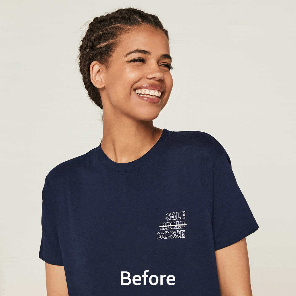 Liquify before after