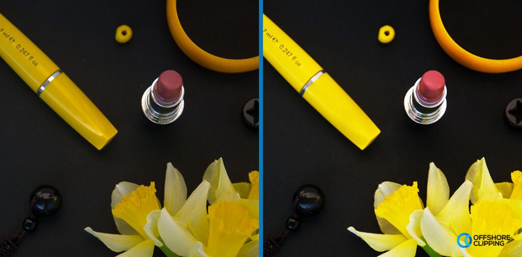 sharpness adjusted to a raw photo, before and after