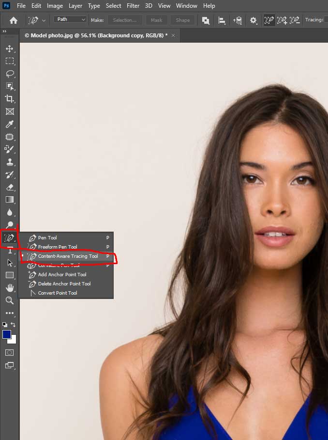 Content aware tracing tool