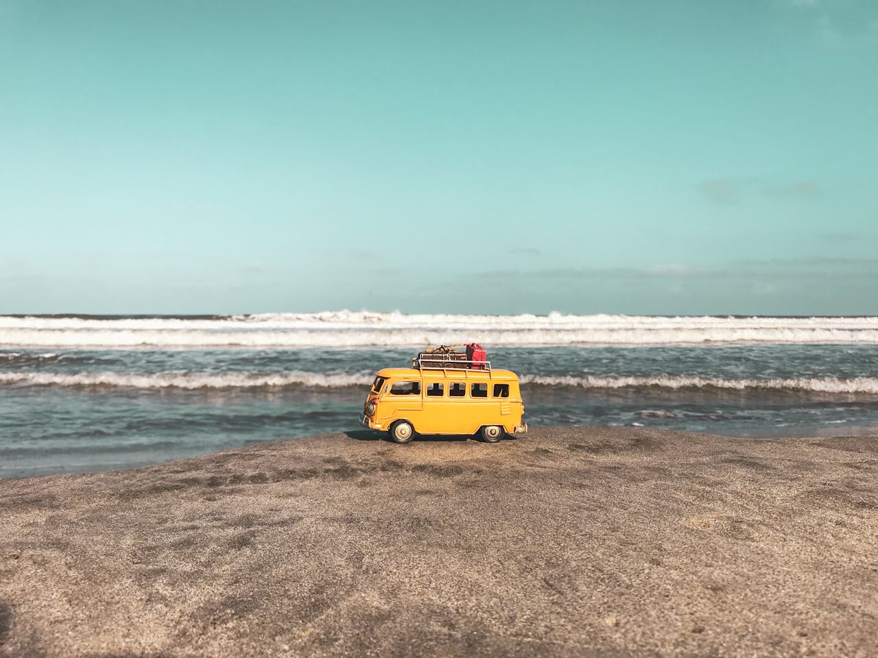 Forced perspective to create an optical illusion