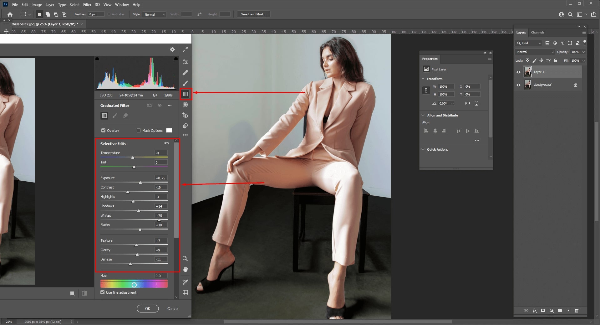 Graduated Filter Tool