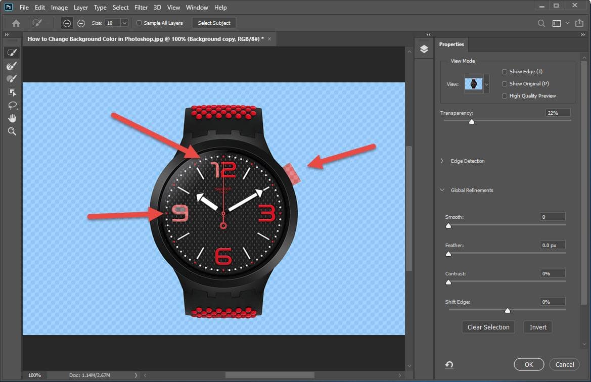 How to Change a Background Color in Photoshop - Step - 4