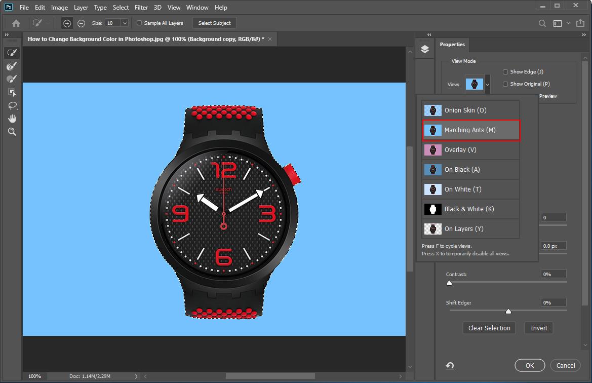 How to Change Background Color in Photoshop - Step - 5 - 1