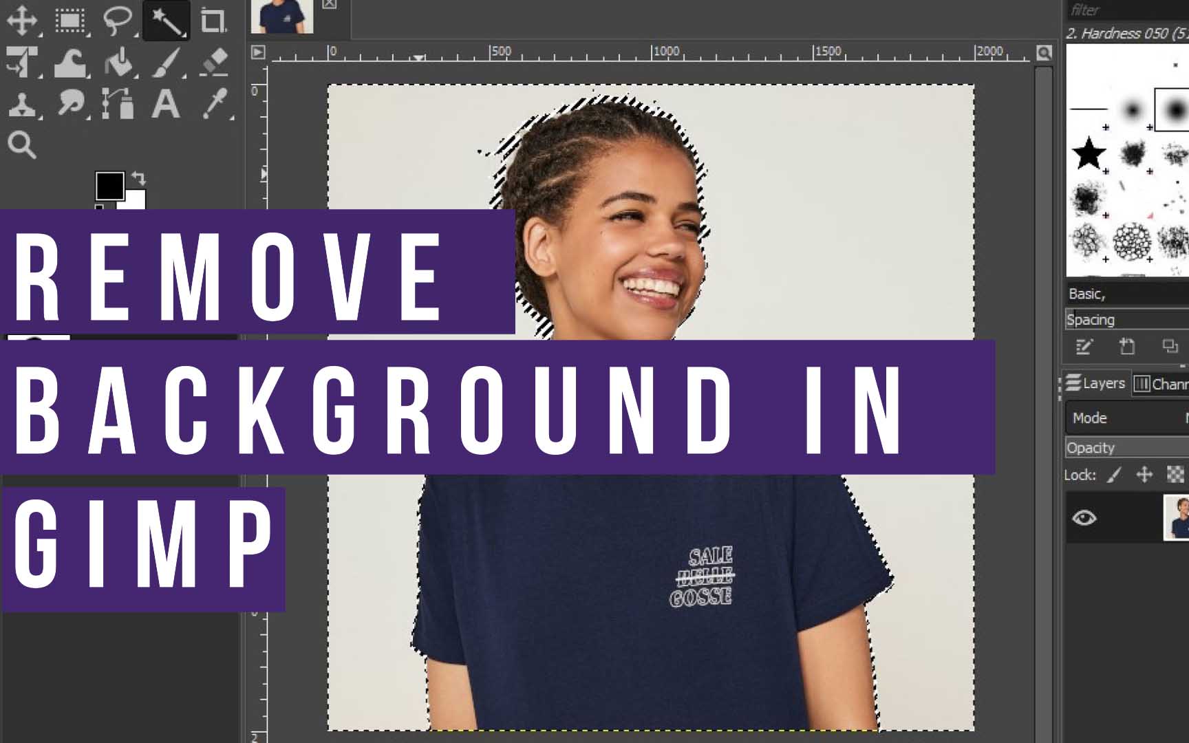 How to Remove Image Background in GIMP