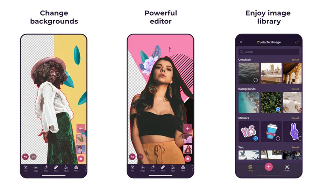 Image background removal apps