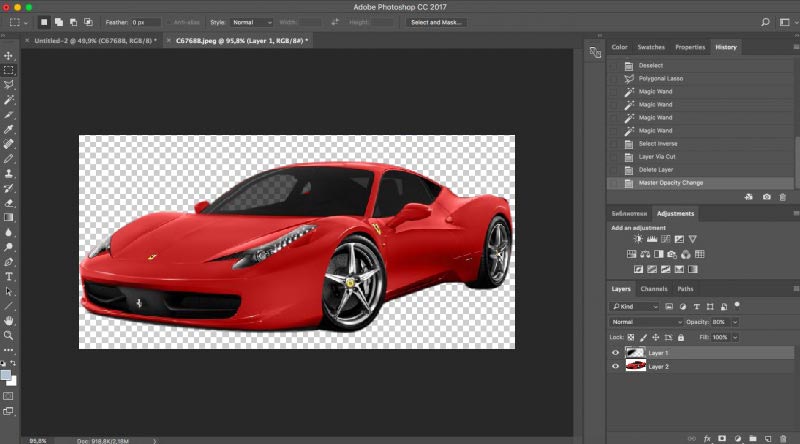 Image Semi-transparent