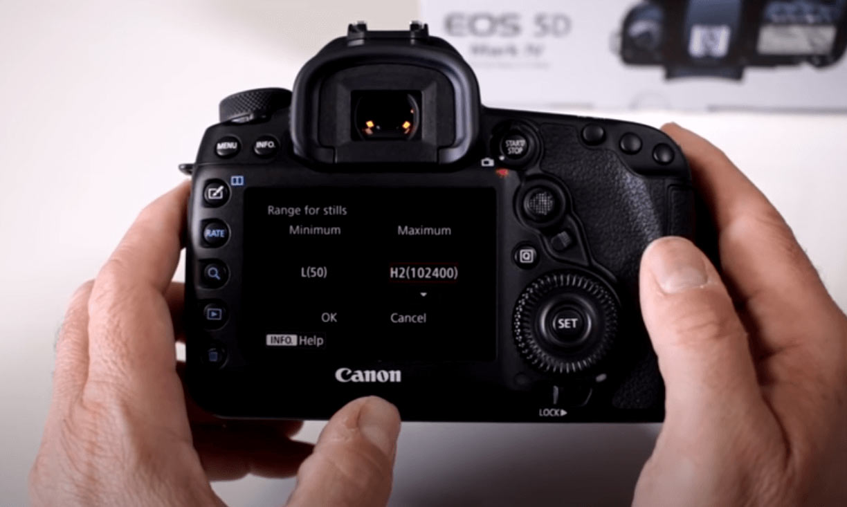 ISO Speed and Range Modification