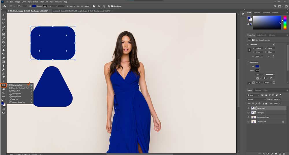Live-Shapes Enhancement feature in photoshop cc 2021