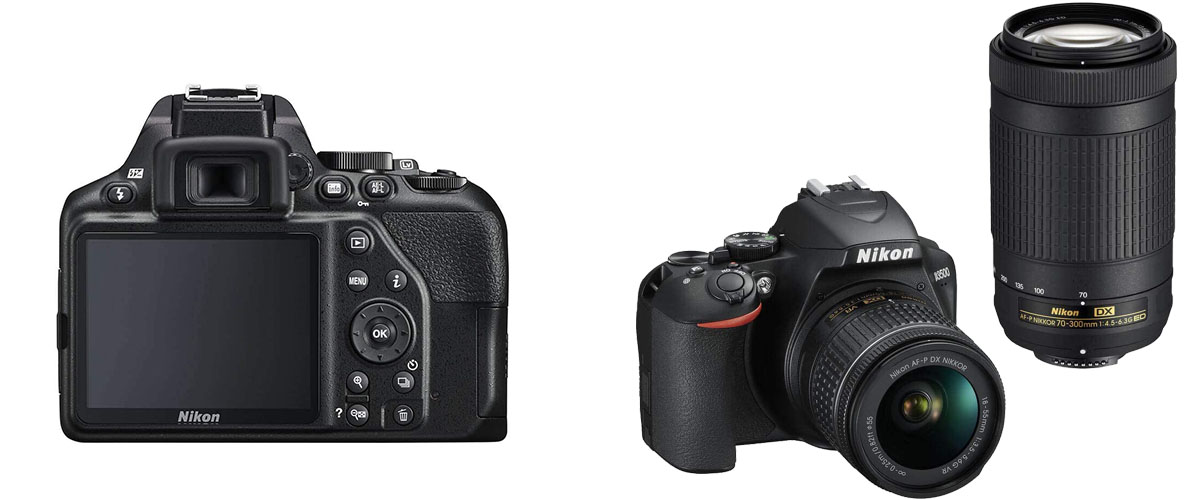 Nikon D3500 DX-Format DSLR Two Lens Kit