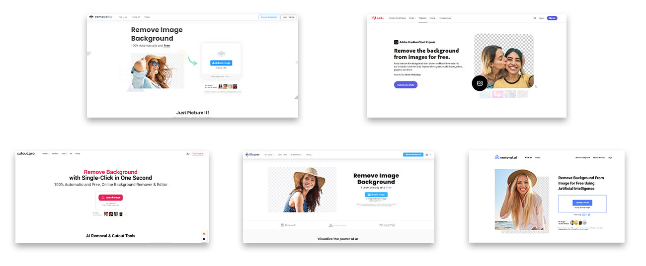Online image background remover