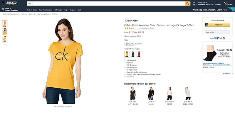 Perfect amazon image