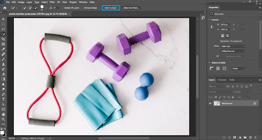 Photoshop Quick Selection