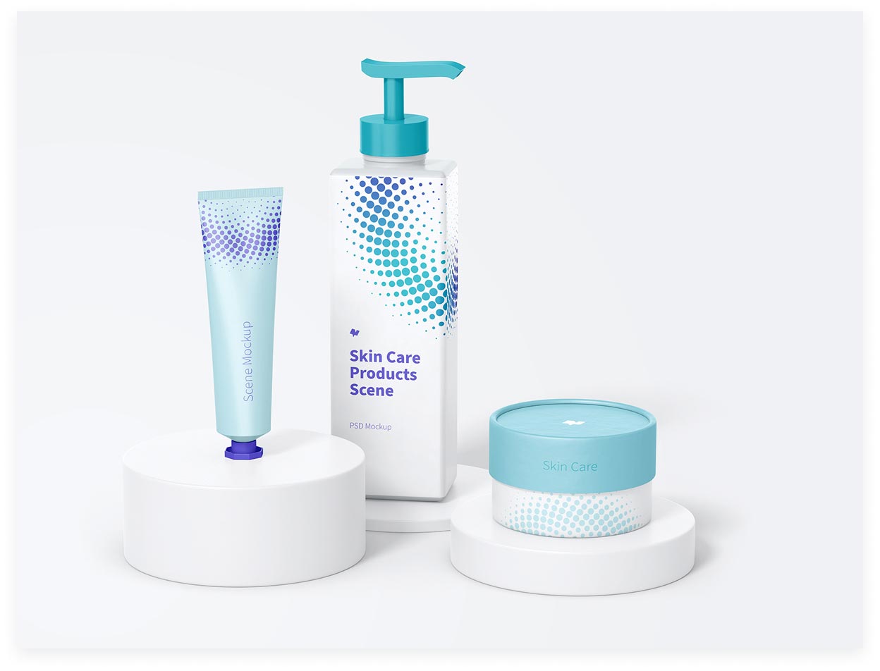 Plain white background idea