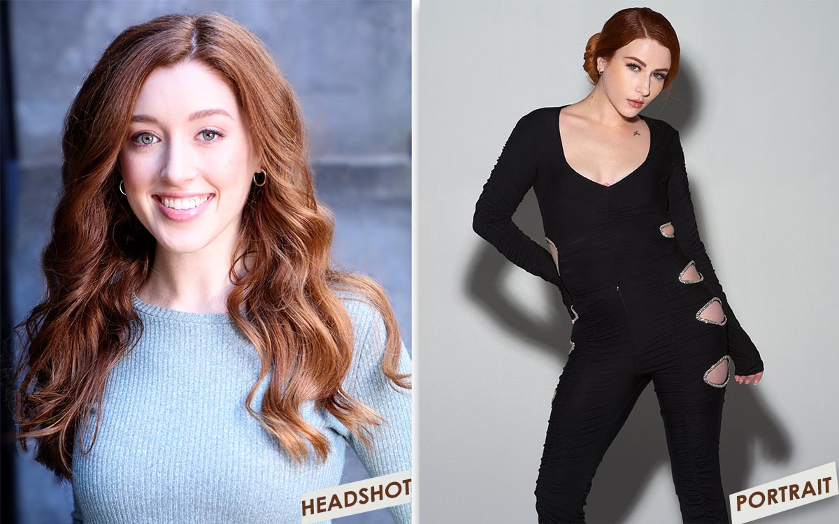 portrait vs headshot style