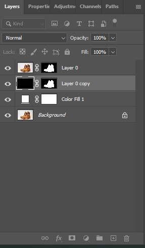 Shadow Layer Position