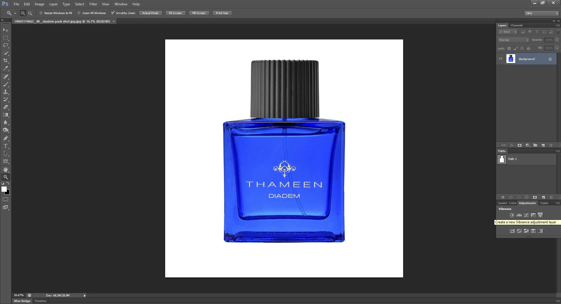 How to add Reflection Shadow in Photoshop