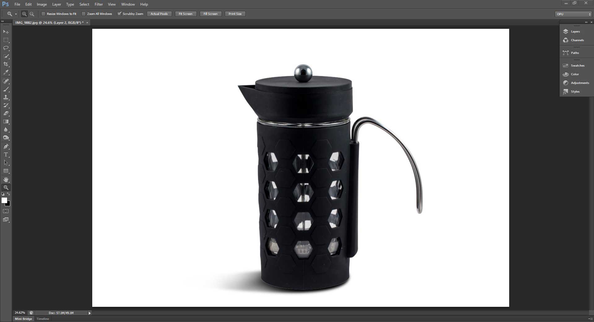How to add Drop Shadow in Photoshop