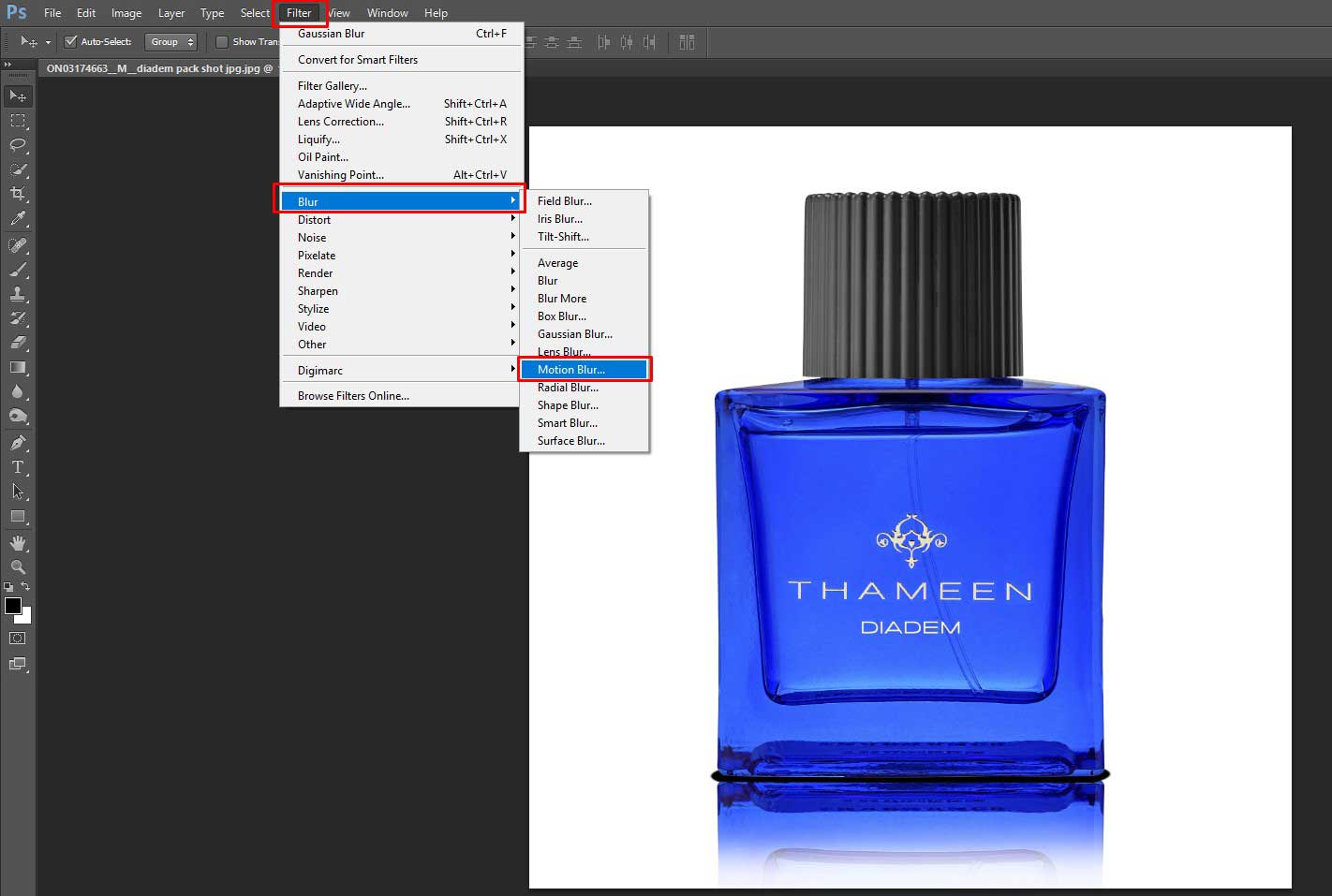 How to add Reflection Shadow in Photoshop