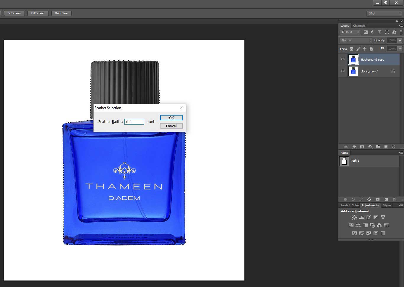 How to add Reflection Shadow in Photoshop