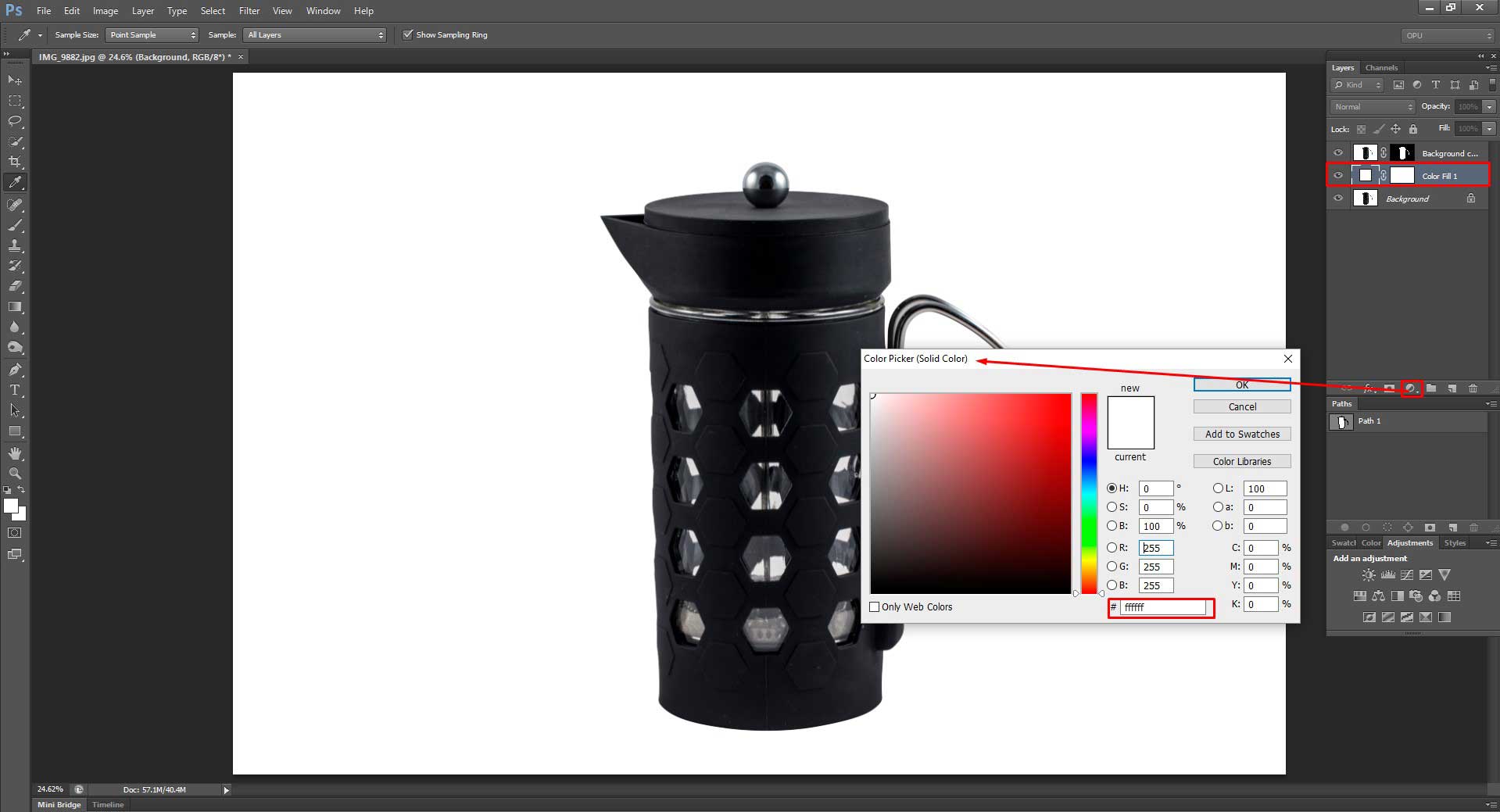How to add Drop Shadow in Photoshop