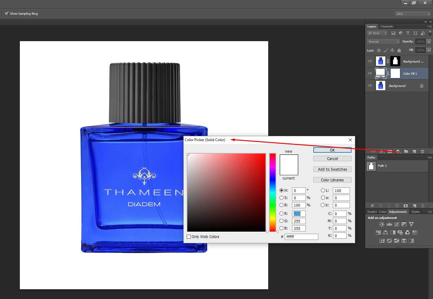 How to add Reflection Shadow in Photoshop