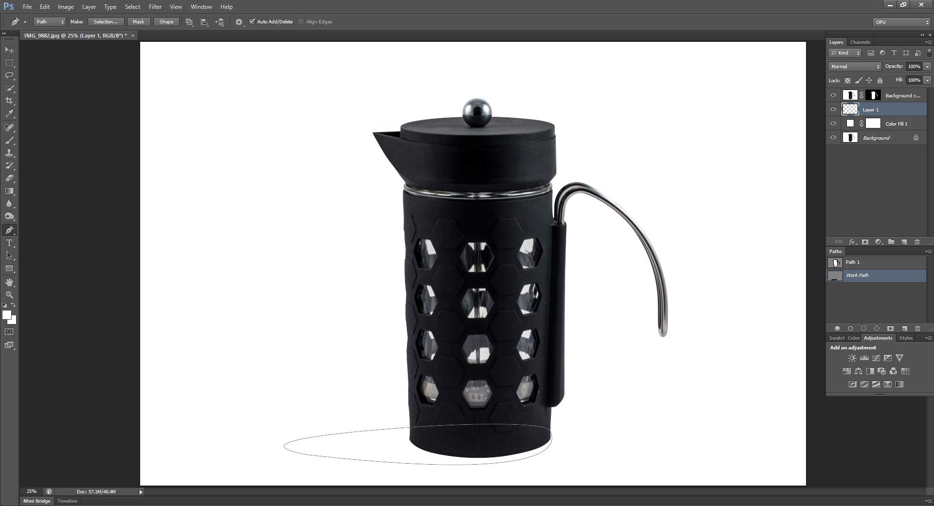 How to add Drop Shadow in Photoshop
