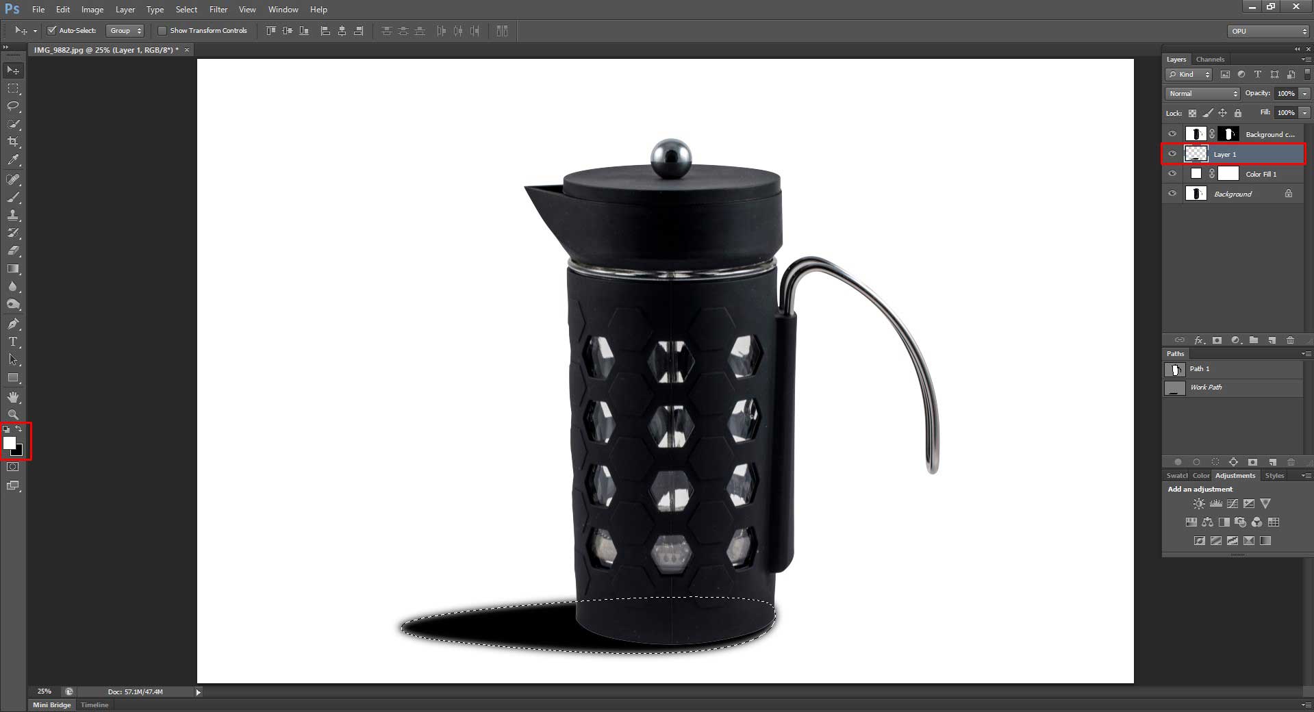 How to add Drop Shadow in Photoshop