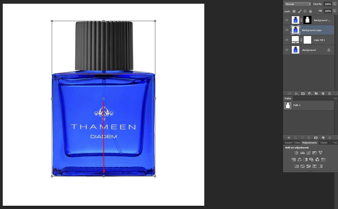 How to add Reflection Shadow in Photoshop