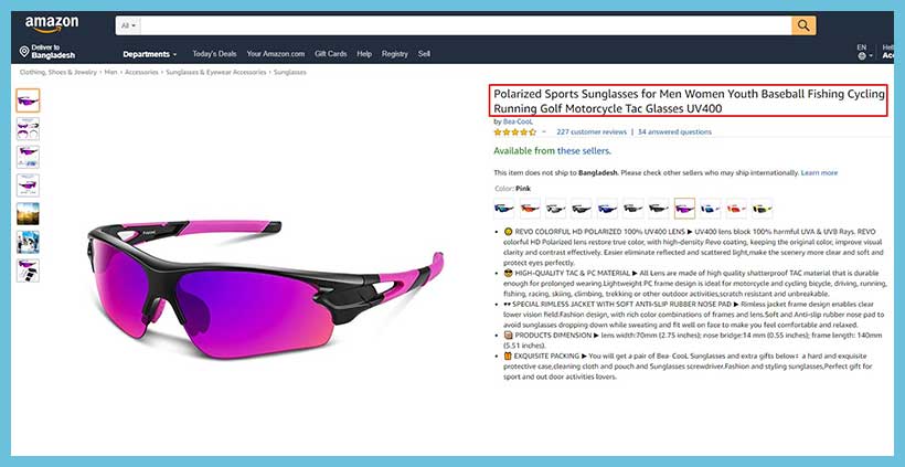 Precise Product Descriptions