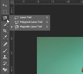 Select Magnetic Lasso Tool