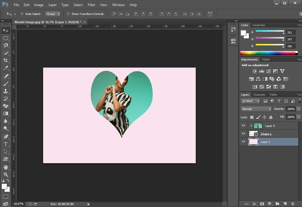 Create Masks Using Shape Tools