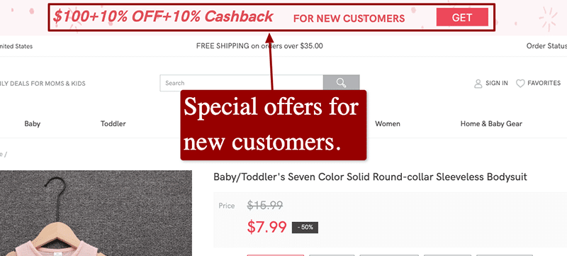 Offer special discounts specifically for new customers