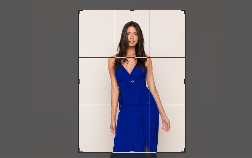 Demonstration of Crop Tool