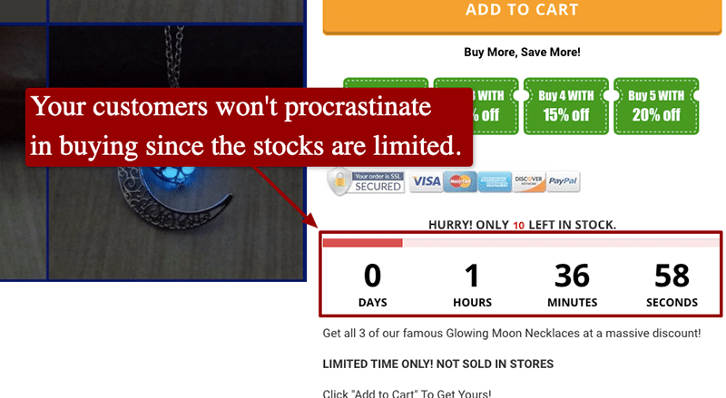 Add a countdown timer