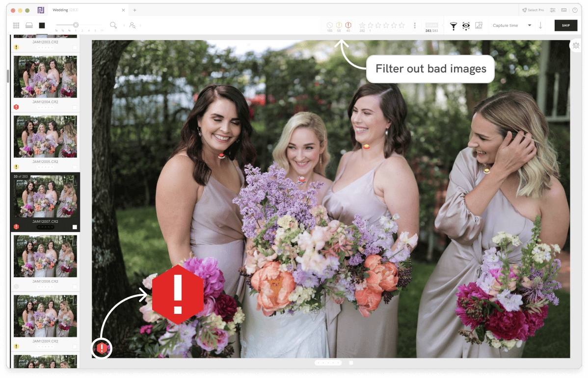Narrative photo culling