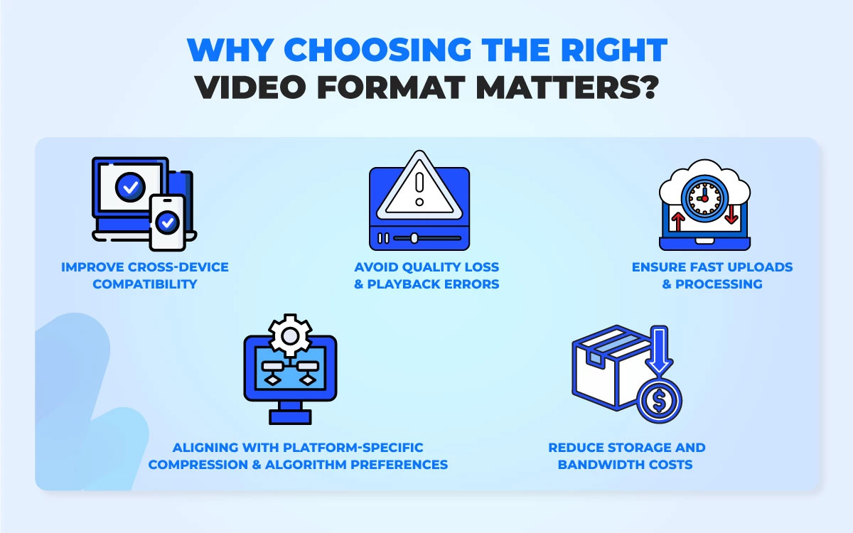 Choosing the right video format