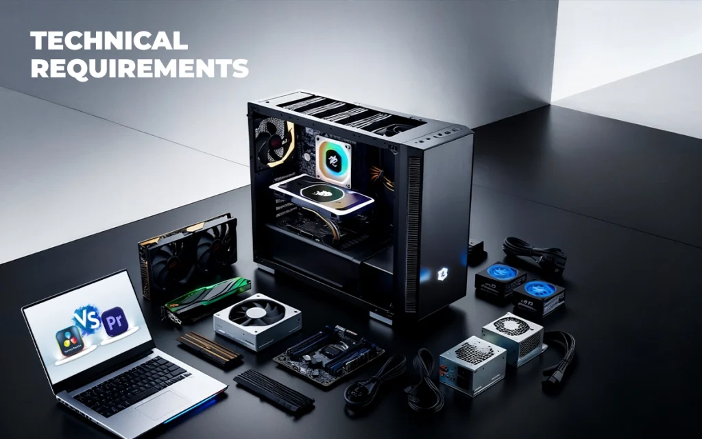 DaVinci Resolve vs Adobe Premiere Pro technical requirements