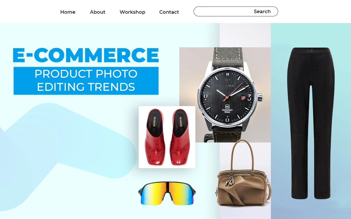 E-commerce products photo editing trends - guide